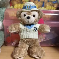ダッフィーぬいぐるみバッジ