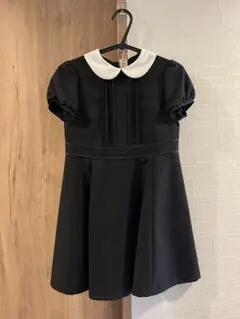 【美品です】 110センチ 黒ワンピース セレモニーワンピース フォーマル　子供