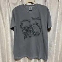 y092712 COMFORT COLORS Tシャツ　スカル　ドクロ　L