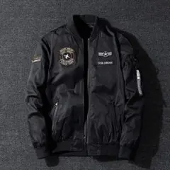 ブラック MA-1 ジャケット