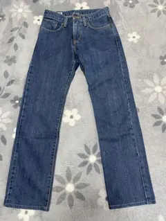 EDWIN 402 ストレートデニム W28 ダークブルー