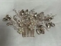 ヘアドレス　3本セット　ピンクゴールド