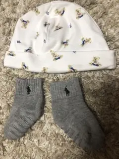 ラルフローレン　靴下と帽子セット