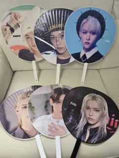 StraykidsスキズdominATEエコパ他　フィリックス うちわ６本セット
