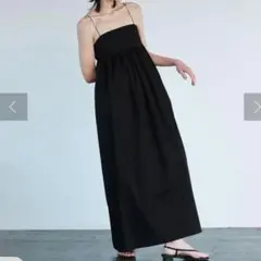 GALLARDAGALANTE NAVYタイプライターキャミソールワンピース