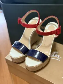 クリスチャンルブタン ウェッジサンダル35