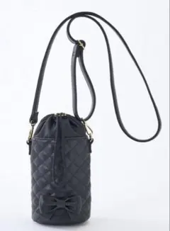 ボトルケース　青木美沙子　しまむら　リボン　ロリータ　ゴスロリ　ショルダー　黒