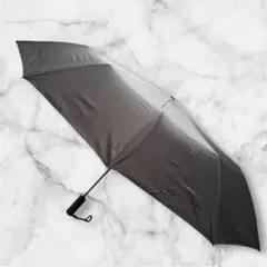 折りたたみ傘 晴雨兼用 12本骨　ブラック　ワンタッチ　大きめ