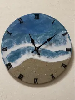 新作★海レジンサンセットOcean clockボード（畜光針） 新作☆海レジンサンセットOcean clockボード（畜光針） - メルカリ