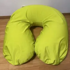 yoibo U字型ビーズクッション ライムグリーン　ズーラサポート