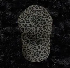 y2k レオパード スタッズ キャップ パンク 豹柄