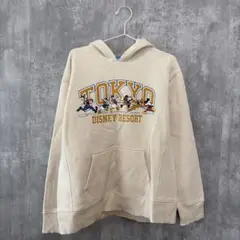東京ディズニーリゾート パーカー L ベージュ