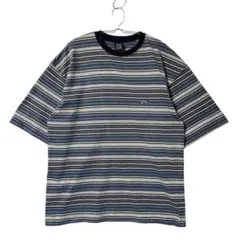 90s USA製 RUSTY マルチボーダー Tシャツ ラスティ ヴィンテージのサムネイル