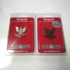 アメリカ海軍 下士官 Vanguard バッジ 2個セット