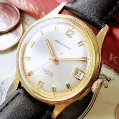 #3992【お洒落な高級感】メンズ 腕時計 ウォルサム 動作品 アンティークのサムネイル