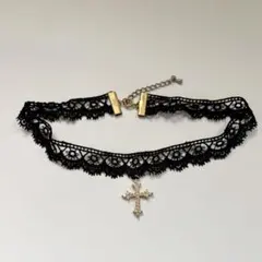블랙 레이스 초커