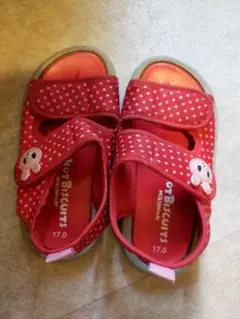 HOT biscuits Mikihouse17cm サンダル