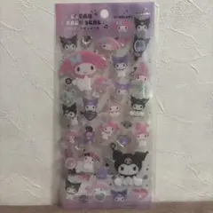 正規品　サンリオキャラクターズ　クリアキャンディシール　マイメロディ　クロミ