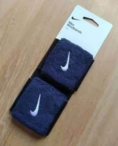 【新品】NIKE リストバンド スウッシュ ネイビー 濃紺 2個セット