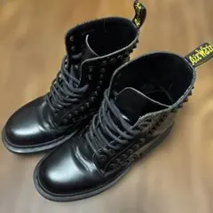 極美品/希少】Dr.Martens スタッズ ブーツ ブラックUK4 23cm - メルカリ