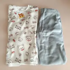 新品✨️タグ付き♡リラックマ フリースルームウェアセット♡ふんわり肌触りグッド