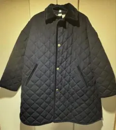 ネイビー キルティングジャケット