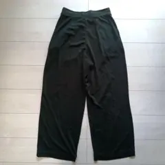 UNIQLO 　ダークグリーン　ポンチタック　 ワイドパンツ 　Sサイズ