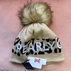 『新品未使用』PEARLY GATES ヒョウ柄ニット帽