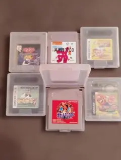中古　ゲームボーイソフト６本セット　箱なし