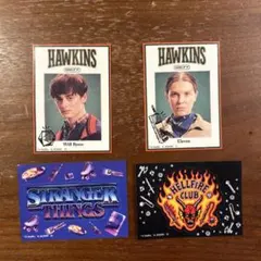 ストレンジャーシングス　スナック　エル　ウィル　ステッカーセット