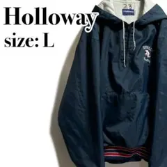 Holloway ナイロン パーカー  ハーフジップ 海外古着 ヴィンテージ