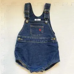 POLO baby ポロベビー　ロンパース オーバーオール デニムブルー　80