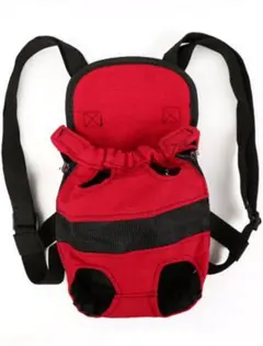 新品・未使用 犬、猫、抱っこ紐 L(赤) キャリーバッグ ペットバッグ
