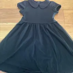 Catherine Cottage 　黒　ポロ　ワンピース　120