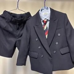 PRUDENCE ネイビー ダブルブレストスーツ 110