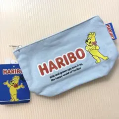 HARIBO　ハリボー　ポーチ　ライトブルー　水色のサムネイル