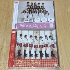 AKB48 桜の花びらたち スカート、ひらり シングル CD 2枚セット
