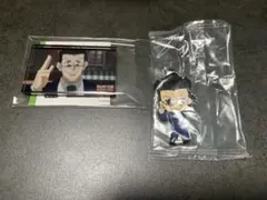 HUNTER×HUNTER レオリオ　アクリルブロック&ラバーキーホルダー