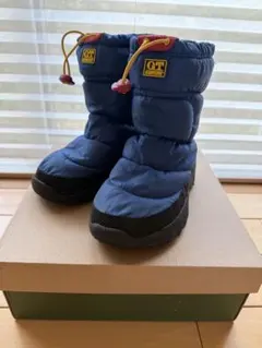 GTホーキンス　子ども用スノー ブーツ 21cm青 ダウンスタイル