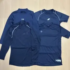 ネイビー アンダーシャツ 4点セット