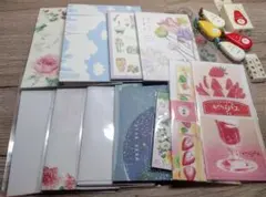 紙モノ メモ 便箋 封筒 ポストカード シール DecoRush まとめ売り