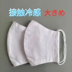 接触冷感マスク　大きめ2枚