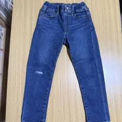 110サイズ デニムパンツ 膝ダメージ加工