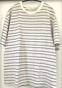 GUメンズ　Tシャツ　ボーダー