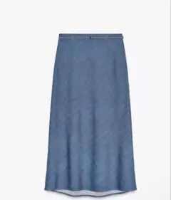 ZARA デニム風ロングスカート