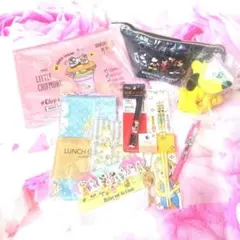 新品】ディズニーキャラクターグッズ１０点セット（ミッキーミニー文房具詰め合わせ）