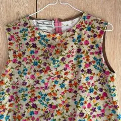 vintageヴィンテージ花柄ワンピース