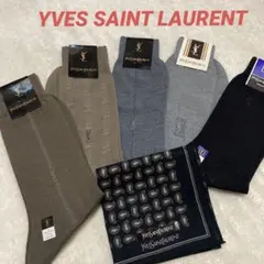 新品■YVES SAINT LAURENT ビジネスソックス★ おまけでハンカチ