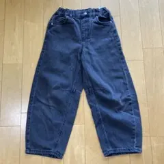 GU デニムパンツ ブラック 130cm