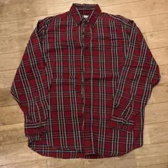 LL.Bean レッド チェックシャツ Mサイズ